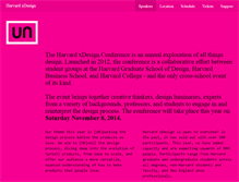 Tablet Screenshot of harvardxdesign.com